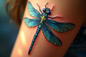Die spirituelle Bedeutung von Libellen Tattoos