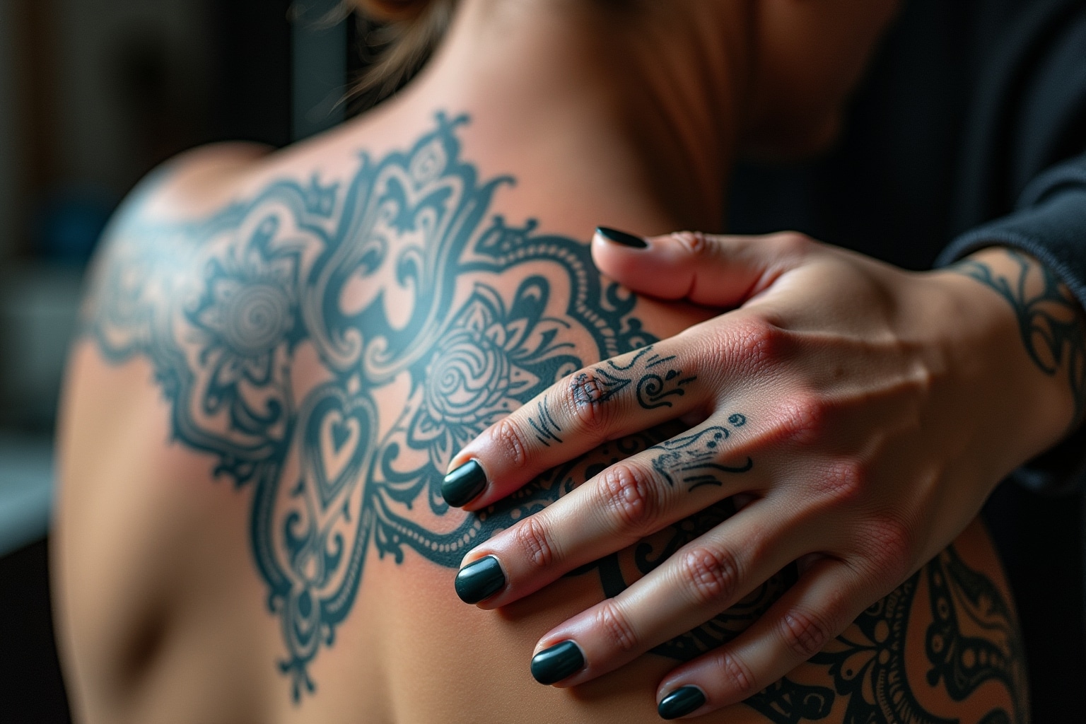 Dekollet Tattoos Fr Frauen