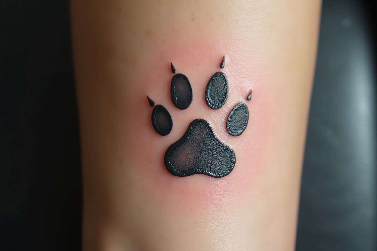 Hundepfoten-Tattoos: Symbolik für Tierfreunde