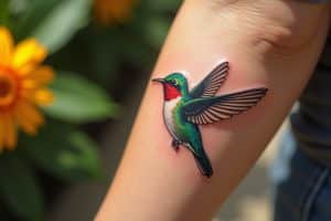 Kolibri Tattoo: Kleine Vögel mit großer Bedeutung