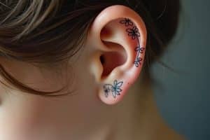 Entdecke trendige Ohr Tattoos für deinen individuellen Look