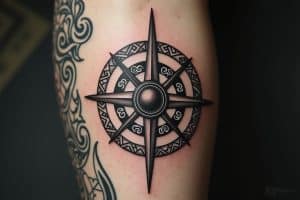 Vegvisir Tattoos: Magische Wikinger-Kompass-Designs