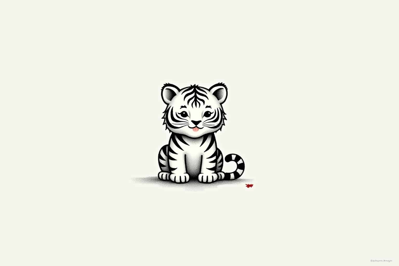 Tattoo Ideen: Kleine Tiger