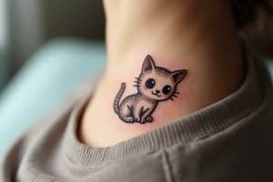 Tattoo Ideen kleine Katzen